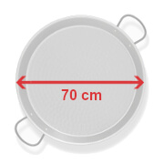 Průměr paella pánve 70 cm Vaello Campos