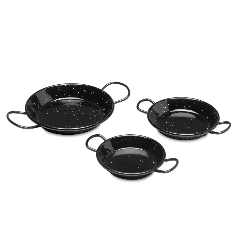 Paella pánev 10 cm smaltovaná ocel, Vaello Campos P0210