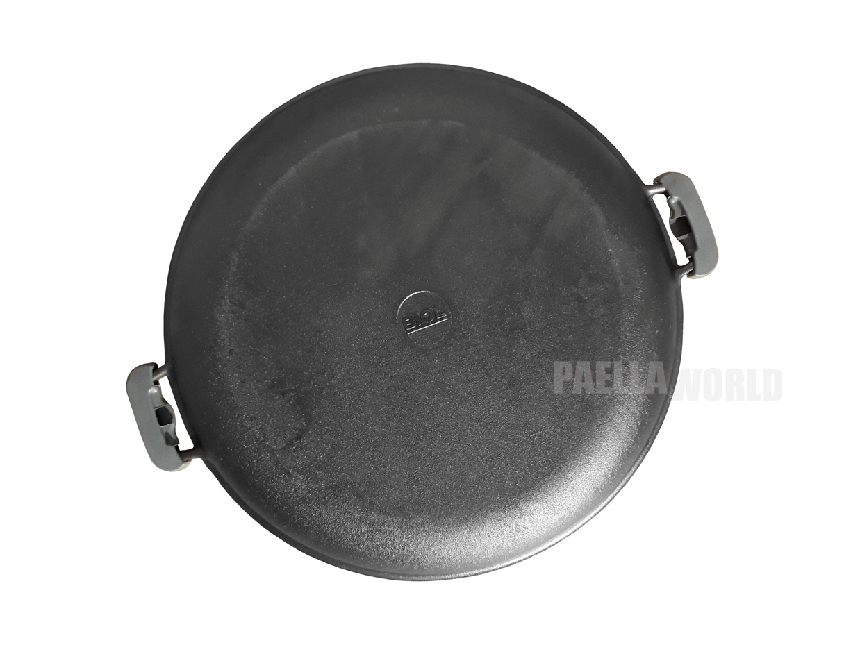 Litinová pánev 2v1 50 cm s madly Biol nízká BL0050