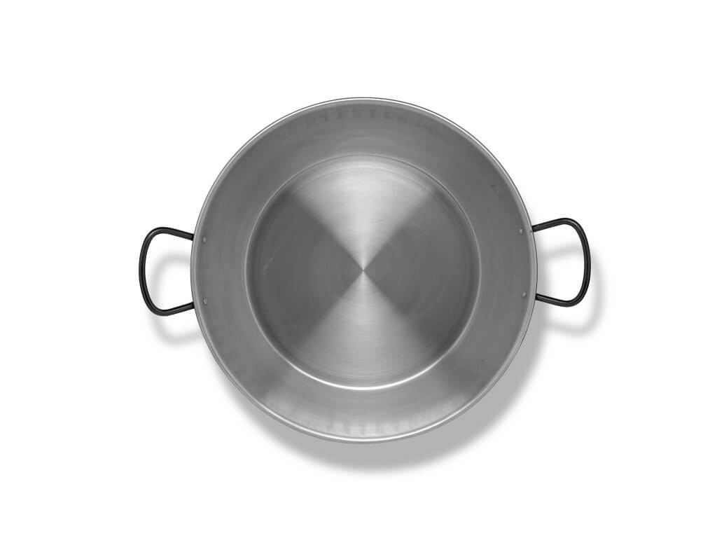 Hluboká pánev 45 cm, ocelová, leštěná Paella Vaello Campos P0440