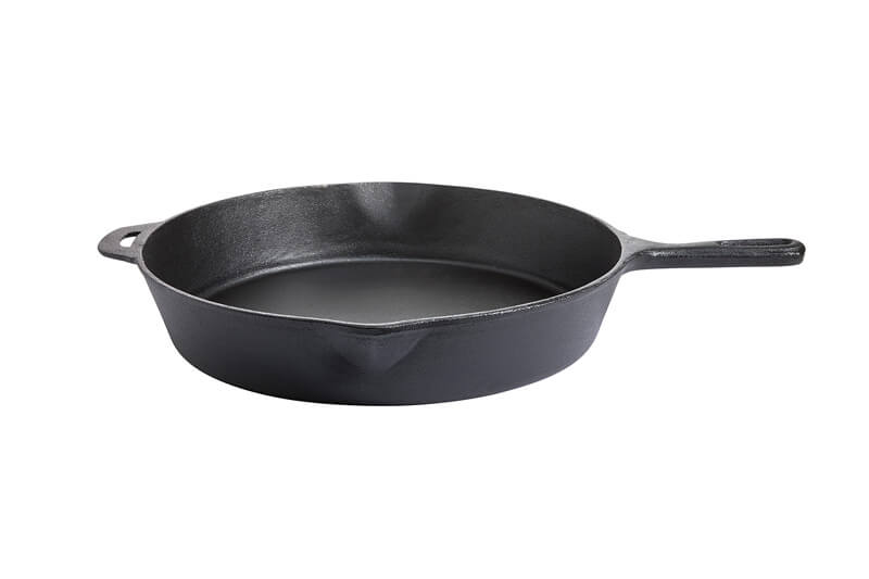 Litinová pánev 35 cm, s litinovou rukojetí Gusseisen Kuss 9765
