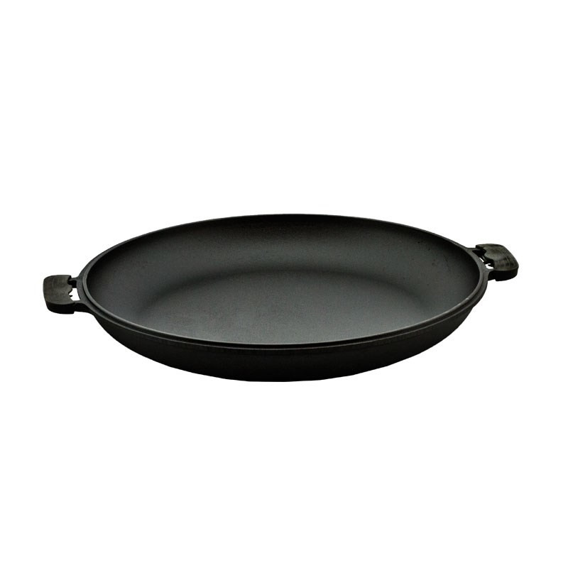 Litinová pánev 2v1 40 cm s madly Biol nízká BL0040