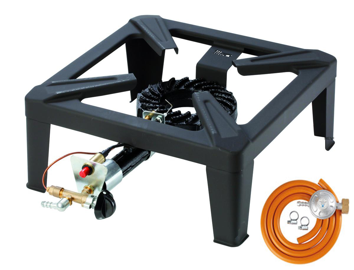 Vařič Mega Zeus-TP 7,5 kW, s termopojistkou, piezo + regulátor Meva 2102TP