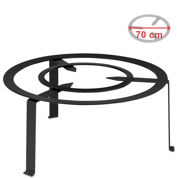 Podstavec Paella 70 cm na oheň, pod pánve, hrnce, tály, Vaello Campos P2870