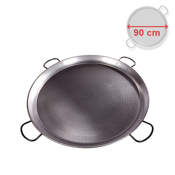 Paella gastro pánev 90 cm VACA ocelová, leštěná, Vaello Campos P0190