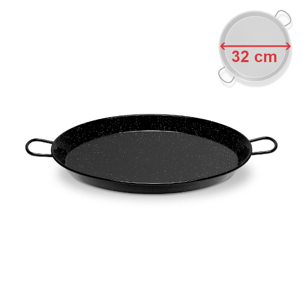 Paella gastro pánev 32 cm smaltovaná ocel, Vaello Campos P0232