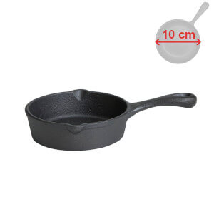 Litinová pánev 10 cm, s litinovou rukojetí Gusseisen Kuss 9751