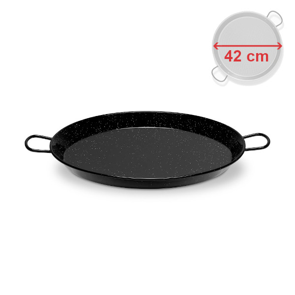 Paella gastro pánev 42 cm smaltovaná ocel, Vaello Campos P0242