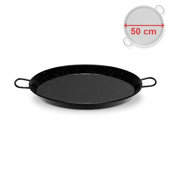 Paella gastro pánev 50 cm smaltovaná ocel, Vaello Campos P0250