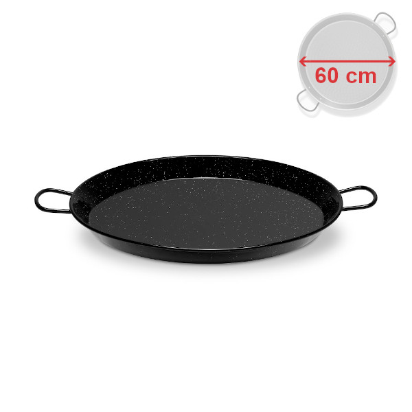 Paella gastro pánev 60 cm smaltovaná ocel, Vaello Campos P0260