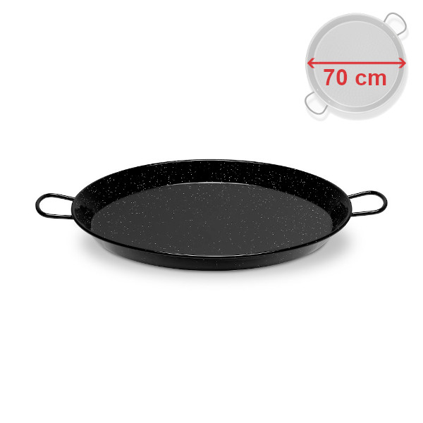 Paella gastro pánev 70 cm smaltovaná ocel, Vaello Campos P0270