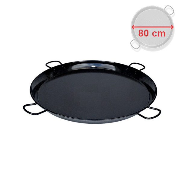 Paella gastro pánev 80 cm smaltovaná ocel, Vaello Campos P0280