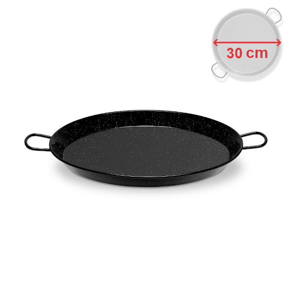 Paella gastro pánev 30 cm smaltovaná ocel, Vaello Campos P0230