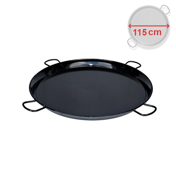Paella gastro pánev 115 cm smaltovaná ocel, Vaello Campos P02115