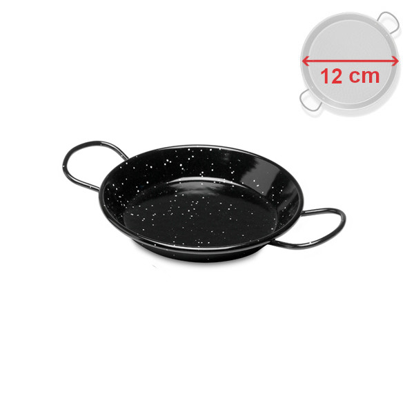 Paella pánev 12 cm smaltovaná ocel, Vaello Campos P0212