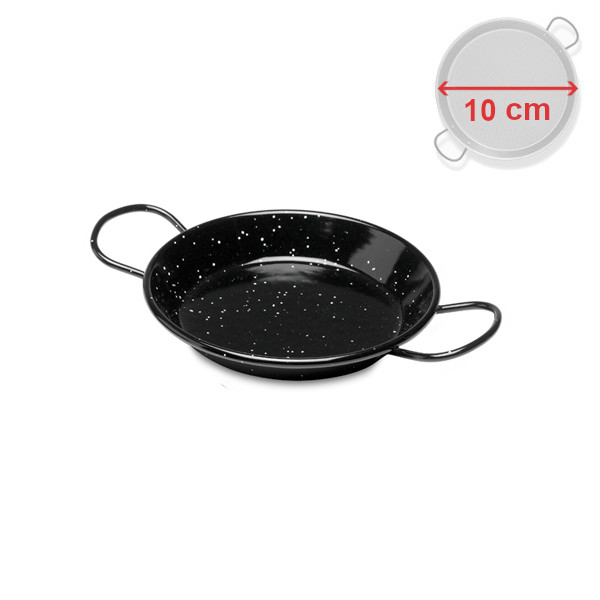 Paella pánev 10 cm smaltovaná ocel, Vaello Campos P0210