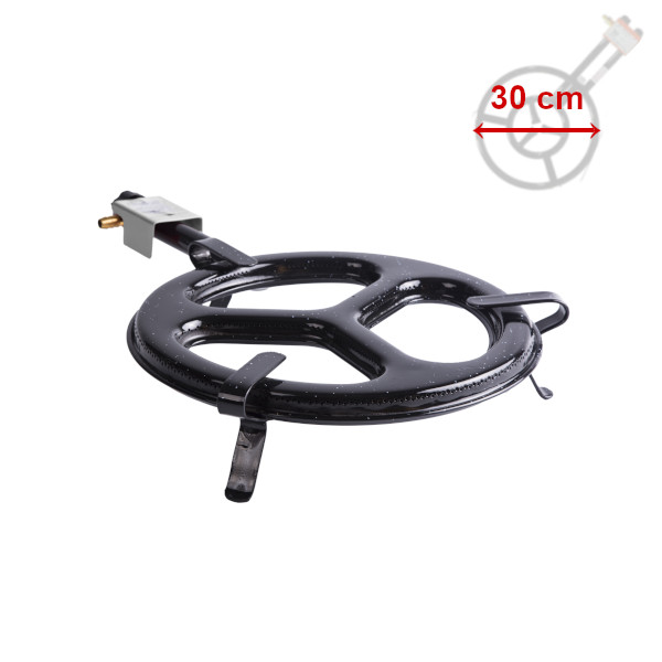 Hořák Paella Flat PB 30 cm, 6 kW, 1-kruhový Vaello Campos 7130, B 300mm P36/42