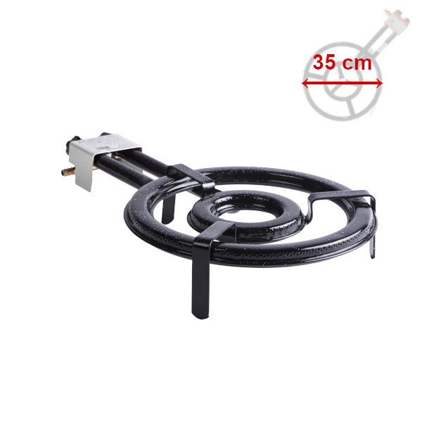 Hořák Paella Flat PB 35 cm, 7,2 kW, 2-kruhový Vaello Campos 7135, B 350mm P20/50