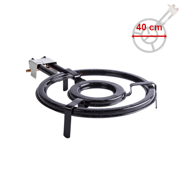 Hořák Paella Flat PB 40 cm, 10,8 kW, 2-kruhový Vaello Campos 7140, B 400mm P26/60