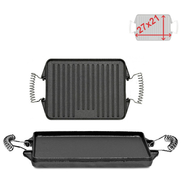Litinová grilovací deska 27x21 cm, s madly Vaello Campos P3427