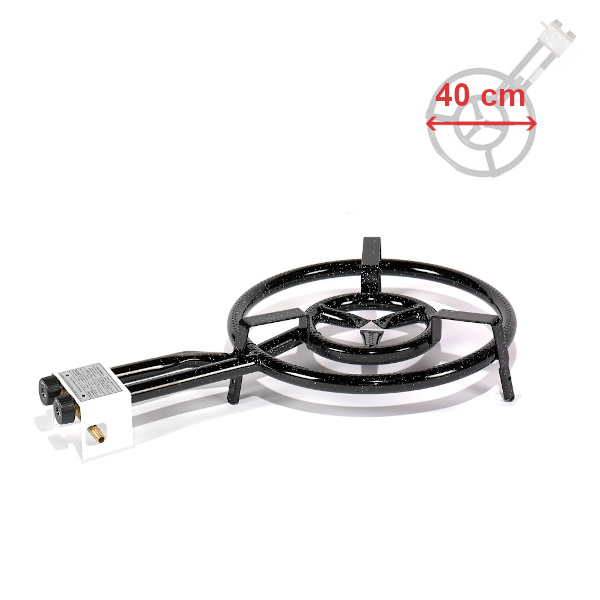 Hořák Paella PB 40 cm, 11,7 kW, 2-kruhový Vaello Campos P1540