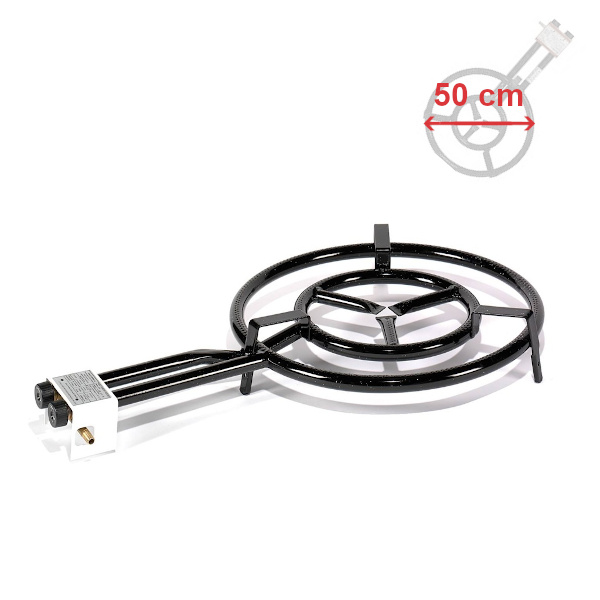 Hořák Paella PB 50 cm, 14 kW, 2-kruhový Vaello Campos P1550