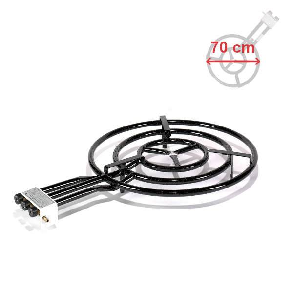 Hořák Paella PB 70 cm, 25 kW, 3-kruhový Vaello Campos P1770