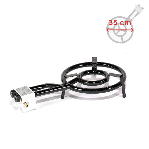 Hořák Paella PB 35 cm 9,5 kW, 2-kruhový Vaello Campos P2635