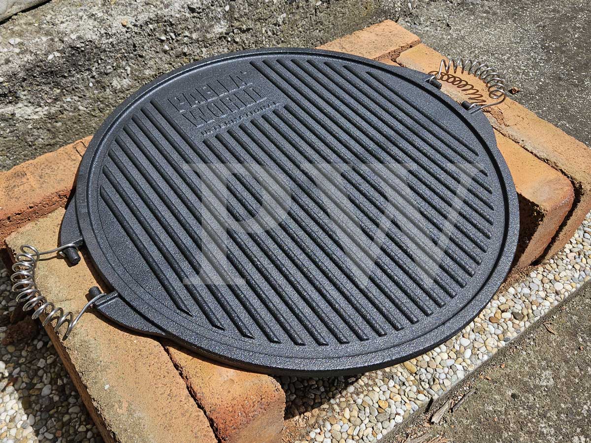 Grilovací plát 42 cm, litinový, oboustranný Gusseisen Kuss 11045
