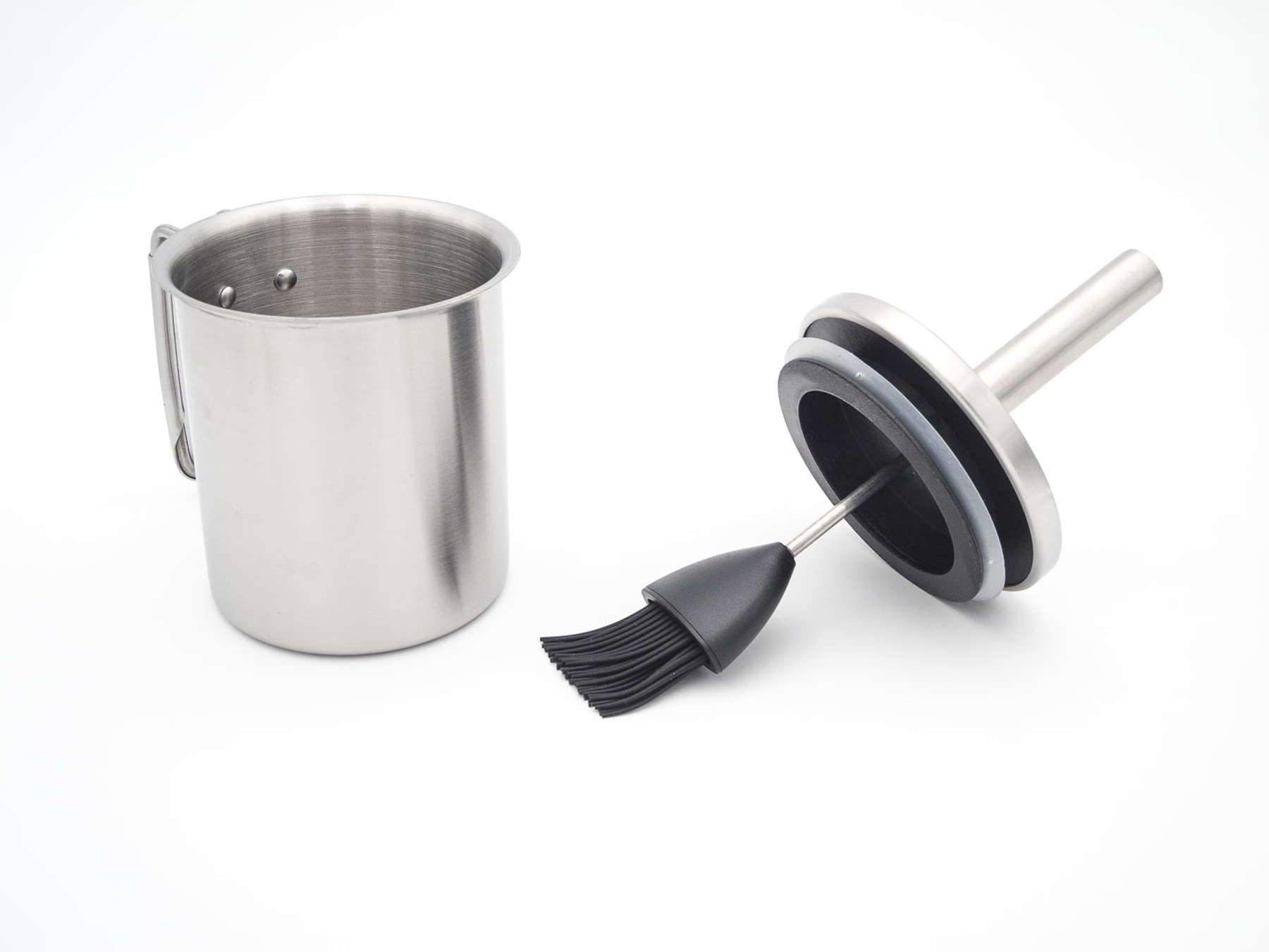 Nádoba na marinádu a silikonový štětec 2v1 PWI 17553