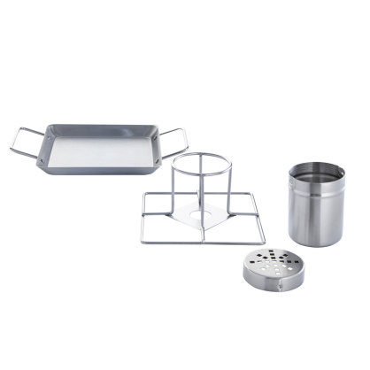 Držák, nerezový stojan na kuře 5x15 cm All'Grill 9824