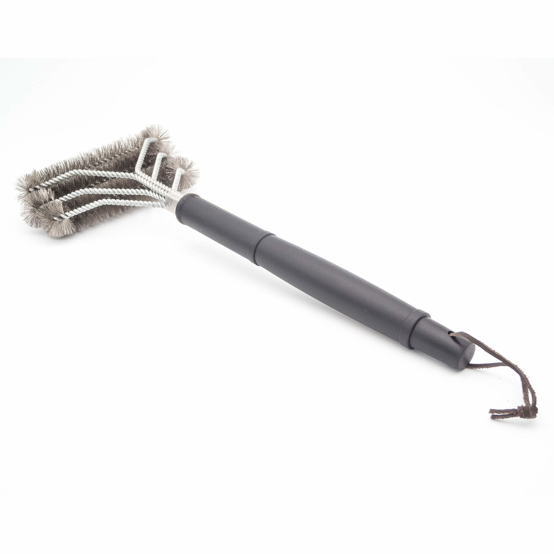 Grilovací kartáč 44 cm 3-kroucené štětiny 9x16 cm All'Grill 9827