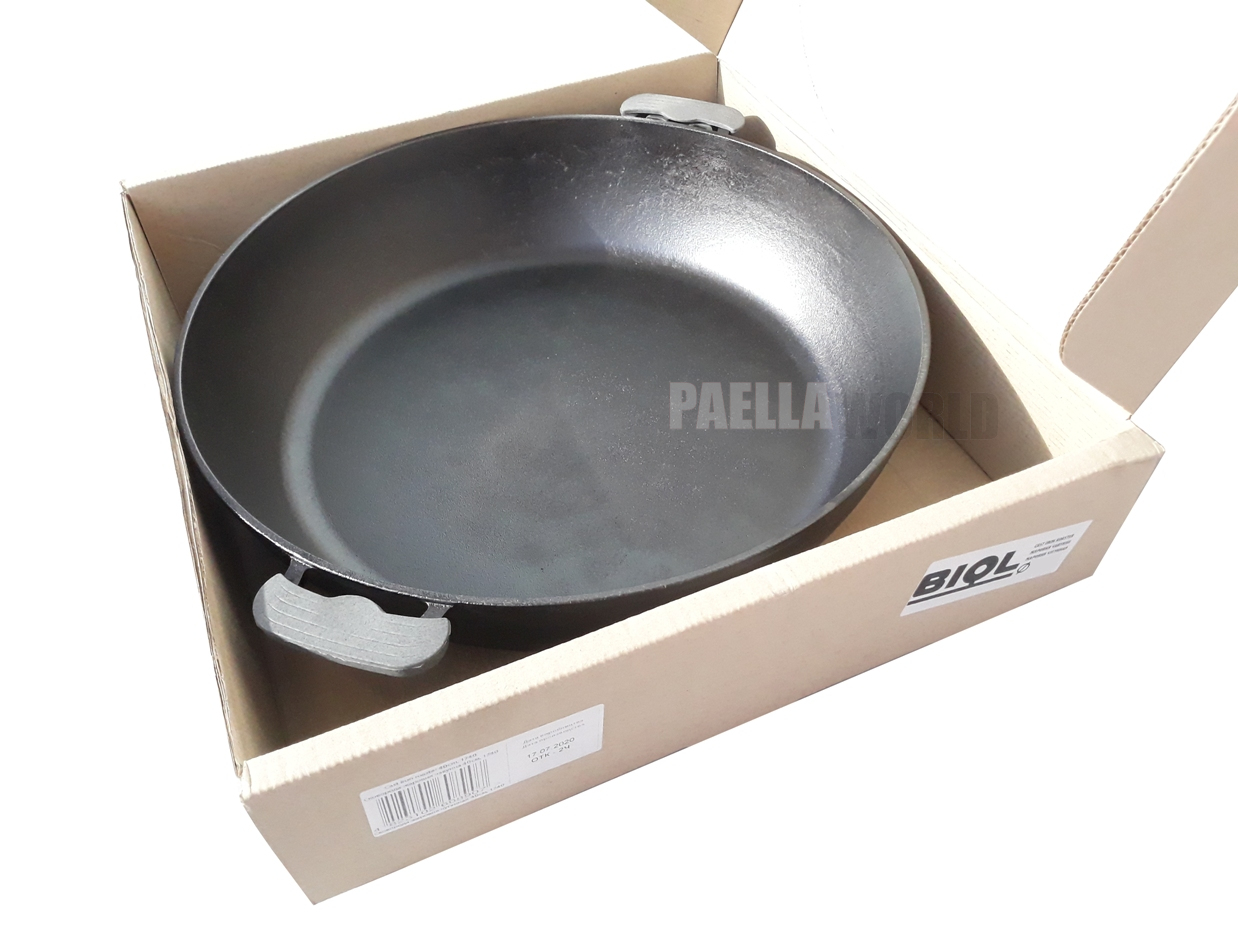 Litinová pánev 40 cm s madly Biol, hluboká BL1740