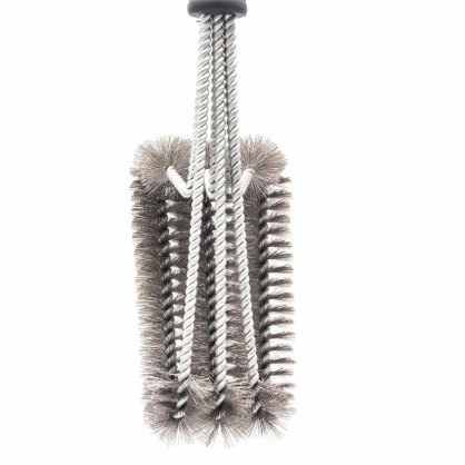 Grilovací kartáč 44 cm 3-kroucené štětiny podélně 16x9 cm All'Grill 9828