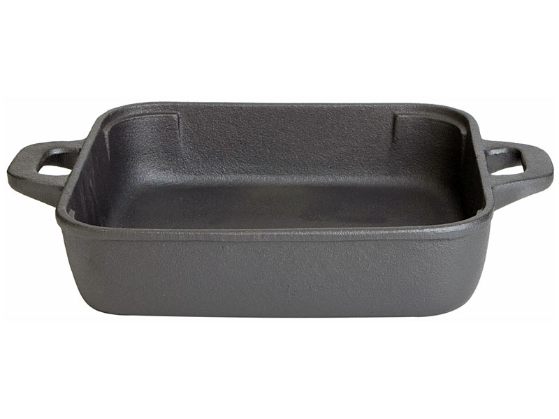 Set - Průmyslový vařič 30x30x14 cm s litinovou pánví 25x25 cm PWI 3030+4538