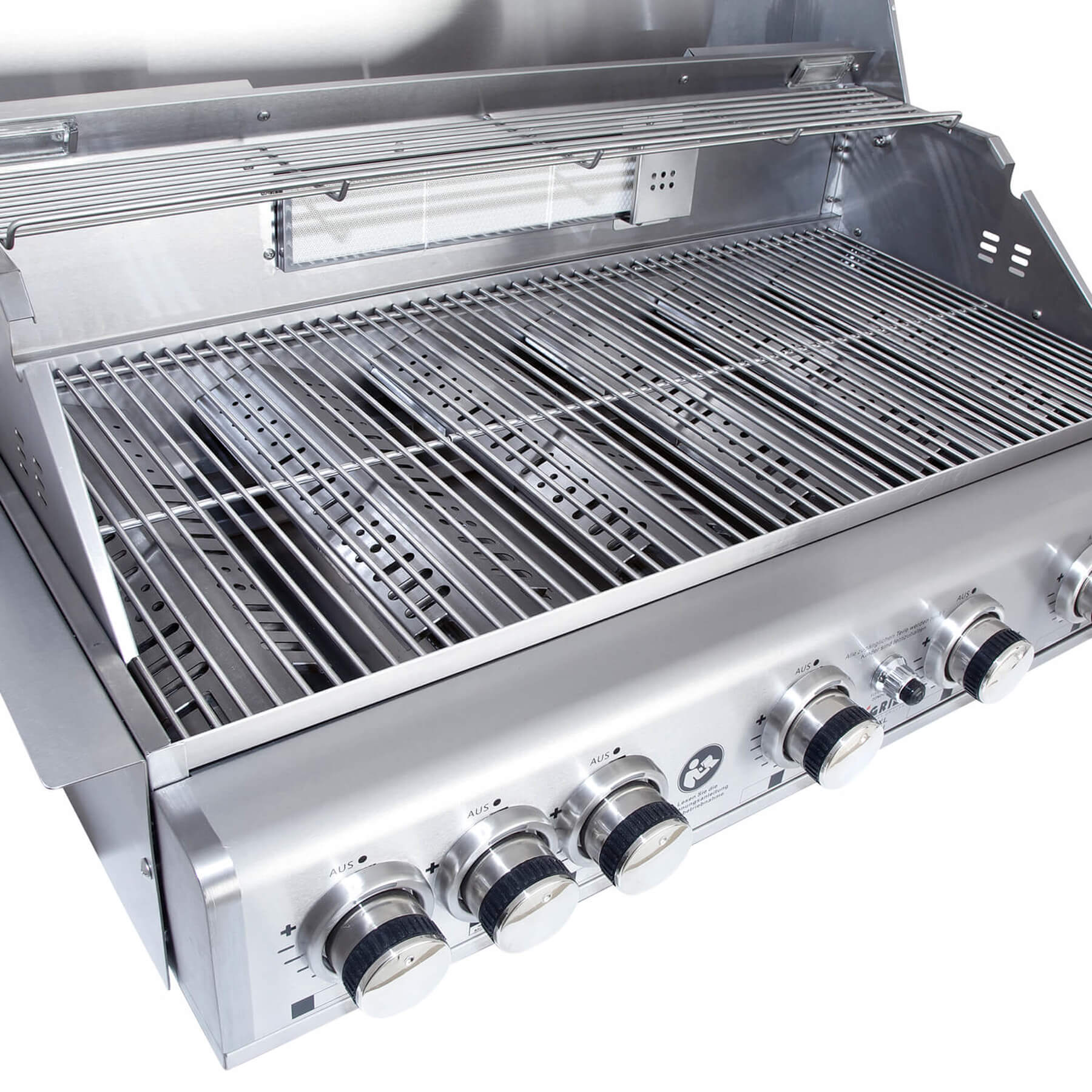 Vestavný plynový gril Chef XL 24,5 kW nerez, 6 hořáků, infračervený hořák All Grill 100939
