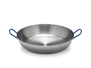 Hluboká pánev VACA Lyonesa 60 cm 1,5mm ocelová, leštěná Vaello Campos P6560 Paella