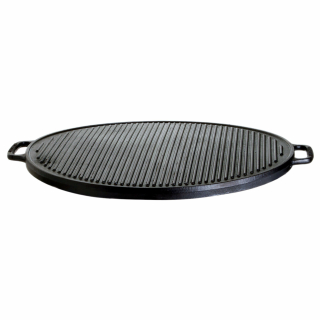 ALLGRILL Litinová grilovací deska Plancha Ø 41 cm, oboustranná, PWI 550201, kruhová s madly