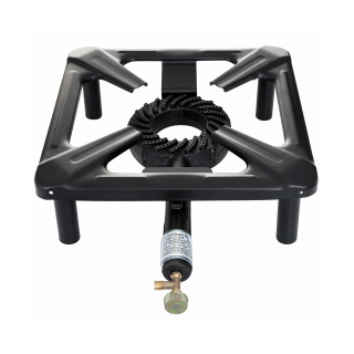ALLGRILL průmyslový vařič 4 kW 30x30x14-18 cm PWI 3030 plynová stolička, nastavitelné nožky